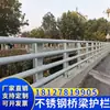 Guarda-corpos de ponte em aço inoxidável, guarda-corpos rodoviários anti-colisão, tubos espessados, anticorrosão e antiferrugem, corrimãos de passarela para pedestres
