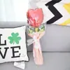 38 Balão de Folha de Alumínio Flor Rosa 520 Dia dos Namorados Dia das Mães para Mulheres Deusa Decoração para Festa de Confissão Arranjo Presente