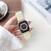 Adecuado para Apple S9 Correa de reloj ajustable con hebilla deslizante trenzada de nailon ondulado Iwatch345678