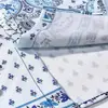 Camisa Masculina Europeia e Americana Transfronteiriça Nova Azul Havaiana Quente Venda 3D Estampa Digital Manga Curta