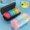 Mini Porta-Comprimidos Pequeno Portátil com 3 Compartimentos, Caixa de Comprimidos de Plástico para Manhã, Tarde e Noite, Porta-Comprimidos para Convalescentes, Caixa de Cápsulas para Um Dia