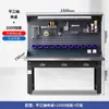 Bancada de trabalho de aço inoxidável de alta resistência, mesa de reparo para mecânicos de oficina, bancada de montagem experimental