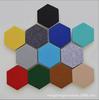 Pegatinas de pared 3D creativas fieltro tablero decorativo papel tapiz autoadhesivo habitación dormitorio pared hexagonal pared de fotos