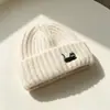 Chapéu de Lã com Circunferência de Cabeça Grande para Mulheres, Gorro Fashion para Outono e Inverno, Afina o Rosto, Chapéu Versátil com Proteção para Ouvido, Touca de Tricô Quente