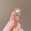 Broche de Mariposa para Mujer, de Alta Gama, Lujo Ligero, Broche Nicho al por Mayor, Elegante, Fijo a la Ropa, Traje, Accesorio Corsage de Perlas