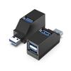 Estação de Docking 3 em 1 Hub USB 3.0 Dock de Expansão de 3 Portas Hub Divisor de Alta Velocidade Adaptador Externo Multi-Porta para Laptop