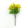 Flores Margaridas Artificiais para Decoração de Cesta de Flores de Grade de Varanda Externa Projeto de Arranjo de Crisântemo Selvagem Bonsai Atacado