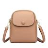 Bolso para Teléfono Móvil para Mujer, Bandolera Modelo Nuevo 2024, Bolso Pequeño, a la Moda, Sencillo, Casual, Versátil, Textura de Cuero Lichi Suave, Bolso de Hombro, Bolso de Mano