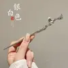 Grampo de Cabelo para Mulheres, Novo Estilo Chinês Estilo Antigo Dinastia Han Grampo de Cabelo com Borla, Grampo de Cabelo de Alta Qualidade na Nuca, Adorno de Cabeça para Saia Facial de Cavalo