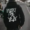 Moletom com Capuz e Manga Longa Masculino para Outono e Inverno, Confortável
