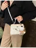 Bolsas de Alta Qualidade Transfronteiriças para Mulheres Outono e Inverno 2025 Nova Moda Retro Bolsa Transversal Versão Coreana Popular Bolsa de Mão Kelly