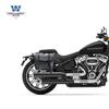 Coche muscular Wolf adecuado para Harley avance 117 bolsa lateral bolsa lateral caja lateral retro bolsa para casco con portaequipajes de liberación rápida