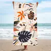 Alfombra de rizo patrón de moda toalla para sudar toalla de playa toalla de baño chal toallita de microfibra impresión digital costero