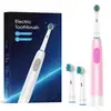 Escova de Dentes Elétrica Adulto Modelo a Pilha Seca À Prova d'Água DuPont Várias Cores Disponíveis Venda por Atacado de Fábrica Personalizado Comércio Exterior Mais Vendido