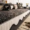 Almofada de sofá de pelúcia com pelo de coelho, novo estilo 2026, almofada de assento de pelúcia espessa, antiderrapante, adequada para sofás de couro, exalando uma sensação luxuosa e de alta qualidade