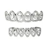Joyería Dental Grillz Personalizados Temu, Brackets Dentales Personalizados con Forma de Corazón de Metal Brillante, Brackets Dentales de Rap Escénico Hip-Hop de Moda