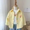 Chaqueta Camisa Infantil 2026 Estilo Nuevo Niños Niñas Manga Larga Moda Bebé Camisa Holgada Delgada Ropa Exterior de Primavera Otoño