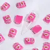 Nova Versão Mini Joias Urso de Frutas Silvestres Resina Rosa Vermelho Urso Doce Pote de Mel Acessórios para Joias