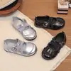 Zapatos Mary Jane de encaje con lazo para niñas, nueva colección primavera/verano 2026, suela suave, antideslizantes, elegantes zapatos de princesa para bebés