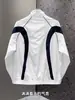 Chaquetas de Bloques de Color para Primavera, Verano y Otoño para Hombres y Mujeres, Tops Sencillos y de Moda, Chaquetas con Cuello, Chaquetas Versátiles a Prueba de Viento de Alta Calidad