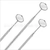 Espelho Dental de Aço Inoxidável, Espelho Bucal, Espelho Dental para Cuidados Domésticos, Acessórios para Kit de Ferramentas de Limpeza de Dentes, Espelho Bucal Dental