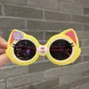 Gafas de Sol Infantiles Lindas de Dibujos Animados con Formas Elegantes para Fotografía Callejera, Protección Solar, Divertido Diseño de Gato, Gafas de Sol Infantiles Unisex al por Mayor