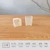 Pote Baixo de 3,5 Polegadas Branco Quente Plástico para Suculentas Polegar para Semear, Estacas, Transplante, Luminária de Varanda Suporte para Flores para Cultivo de Plantas