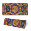 Fábrica de Origem Atacado Estilo Étnico Mouse Pad Espesso Grande Personalizado Padrão Pad para Mesa de Computador Suporta Dropshipping