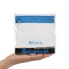 Bolsa de cosméticos em pvc bolsa transparente com zíper de pvc bolsa de embalagem colorida bolsa tridimensional de pvc pode ser projetado logo