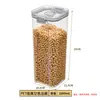 Contenedores de almacenamiento de cocina sellados al vacío de PET de grado alimenticio, a prueba de humedad y diseñados para conservar productos secos, incluyendo una caja de almacenamiento para granos y cereales
