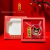 Popular Pegatina para Teléfono de Oro Puro 999 Sanrio Hello Kitty, Kuromi Lámina de Oro Linda Pegatina de Dibujos Animados Regalo