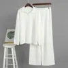 Conjunto de Suéter Sencillo con Cuello Polo y Pantalones Largos de Imitación de Piel de Visón para Mujer, Estilo Perezoso y Relajado, Nuevo Otoño e Invierno 2026, Europeo y Americano Transfronterizo