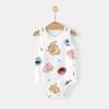 Bebê Wrap Fart Clothes Summer Thin Newborn Roupas Infantis Chapéus de manga curta Triângulo Escalando macacão do bebê