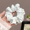 Laço de Cabelo de Renda Doce, Scrunchie de Luxo Estilo Coreano, Laço de Cabelo Extra-Grande para Coque, Corda de Cabelo para Rabo de Cavalo, Acessório de Cabelo