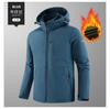 Fleece Forrado de Inverno Soft Shell Esportes ao Ar Livre À Prova de Vento Impermeável Rústico Roupa Vestir Jaqueta Casaco Moker