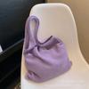 Bolsa grande de malha da moda para mulheres 2023 nova bolsa de ombro de grande capacidade da moda bolsa de lã simples