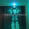 Roupas de performance para Halloween Roupas de pernas de pau luminosas em formato LED Iluminação de palco Roupas de boneca Luvas luminosas Capacete criativo