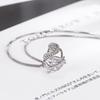 Collar de cisne de diamantes brillantes para mujer, diseño de nicho de lujo ligero, colgante de alta calidad que combina con todo, cadena de clavícula, nuevo verano 2022