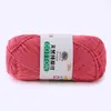 4 hebras de hilo de algodón puro para bebé tejido a mano DIY material para bufanda sombrero suéter bolsa de hilo de bebé al por mayor en stock