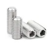 Fabricante Original Acero Inoxidable 201 Din913 Tornillo Prisionero de Cabeza Hexagonal M2-M16 Punta Plana Tornillo de Máquina