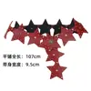 Europa y Estados Unidos venta caliente transfronteriza sello de cintura exagerado costura de estrella de cinco puntas cinturón de mujer retro callejero cinturón de remaches Joker venta al por mayor