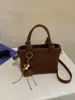 Bolso Cubo de Textura Tejida de Gama Alta de Nicho Moda Retro Bolso Cruzado Versátil Elegante de Moda Bolso Cubo para Llevar en la Mano