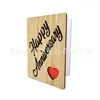 Tarjeta de San Valentín de madera serie de confesión romántica tarjeta de felicitación de amor creativa tarjeta conmemorativa de confesión festiva fábrica venta al por mayor