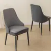 Capa para Cadeira Curva com Braços, Estilo Nórdico, Totalmente Elástica, Capa Espessa para Cadeira de Jantar, Capa para Banqueta, Capa para Cadeira de Jantar, Resistente a Manchas