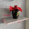 Acessórios para painel perfurado redondo de 16 furos, incluindo cestos suspensos, baldes suspensos, divisórias, prateleiras e componentes de estante de armazenamento
