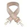 Nueva correa de hombro ancha de 5 cm con diseño étnico de jacquard, accesorio decorativo para bolso, bandolera cruzada.