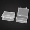 Caja Rectangular de Plástico Transparente con Doble Botón, Múltiples Especificaciones, Caja de Almacenamiento para Cosméticos, Artículos de Oficina, Papelería, Caja de Almacenamiento para Ferretería, Equipo de Pesca