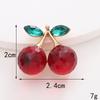 Nuevos Accesorios de Joyería de Diamantes de Frutas DIY Cereza Piña Funda para Teléfono Móvil Salón de Belleza Accesorios para Zapatos con Agujero de Diamante