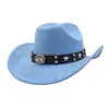 Sombrero de Vaquero de Gamuza Suave para Hombre y Mujer Nuevo de Invierno Transfronterizo Ala Ancha Bombín Sombrero Jazz Sombrero de Caballero Yzdjp044
