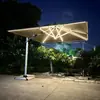 Sombrilla Romana Hidráulica de Exterior Parasol Comercial para Exteriores con Luz Terraza de Villa Parasol para Exteriores Puesto Sombrilla Romana Romana